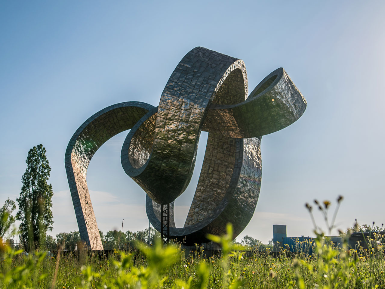 Steel sculpture - Acciaieria Arvedi 